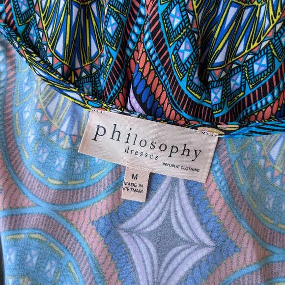 Multi-Color Maxi Sundress by Philosophy- Size M - Picture 4 of 5